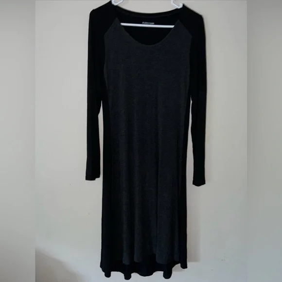 Eileen Fisher | Dresses | Eileen Fisher Womens Gray Black Colorblock Long Sleeve Jersey Knit Midi Dress S | Poshmark Eileen Fisher | Dresses | Eileen Fisher Womens Gray Black Colorblock Long Sleeve Jersey Knit Midi Dress S | Poshmark